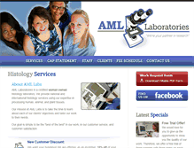 Tablet Screenshot of amllabs.com